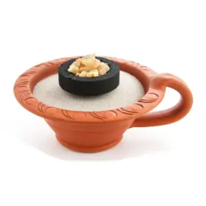 Räuchergefäß aus Ton (rot)
